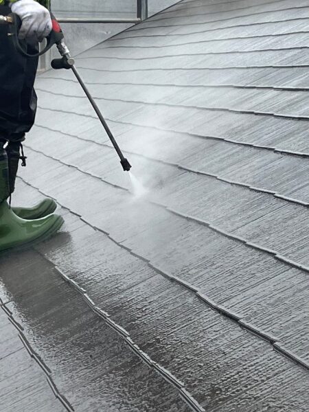 K様邸|外壁・屋根塗装(ハイパーユメロック)_高圧洗浄