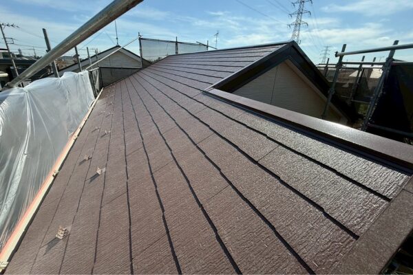 H様邸|外壁・屋根塗装(プレマテックスウルトラSi・保護コート)_施工後屋根