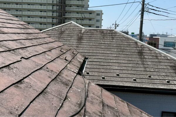 U様邸|スレート屋根塗装(ウルトラSi遮熱)_施工前2