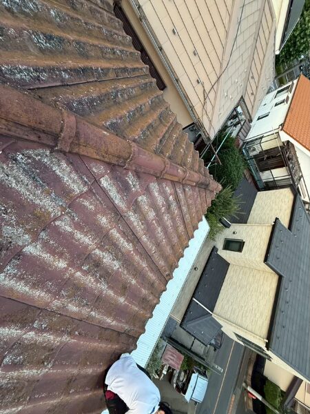 W様邸|屋根カバー工法(横暖ルーフ)_施工前