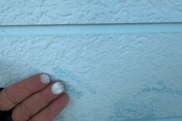 S様邸|外壁・屋根塗装(プレマテックスウルトラSi)_施工前チョーキング