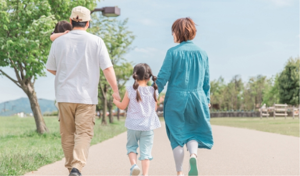 家族お出かけの様子