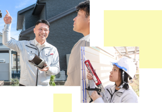 施工やご説明の様子