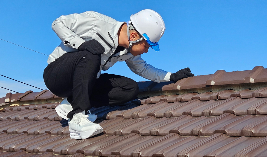 屋根点検のイメージ