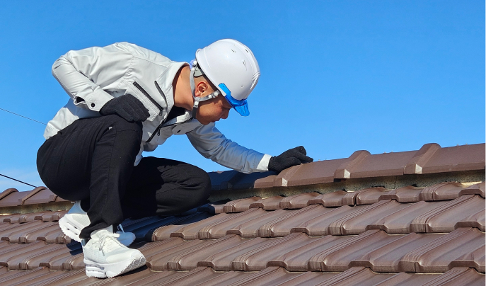 屋根状態確認