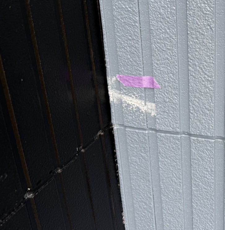 羽村市 外壁ひび割れ補修後の状態