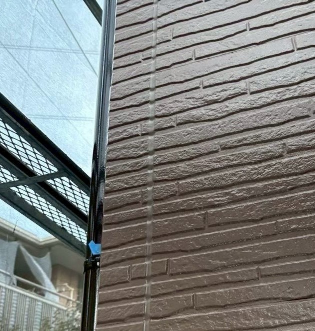 羽村市 外壁コーキング工事 完成後 シーリング仕上がり