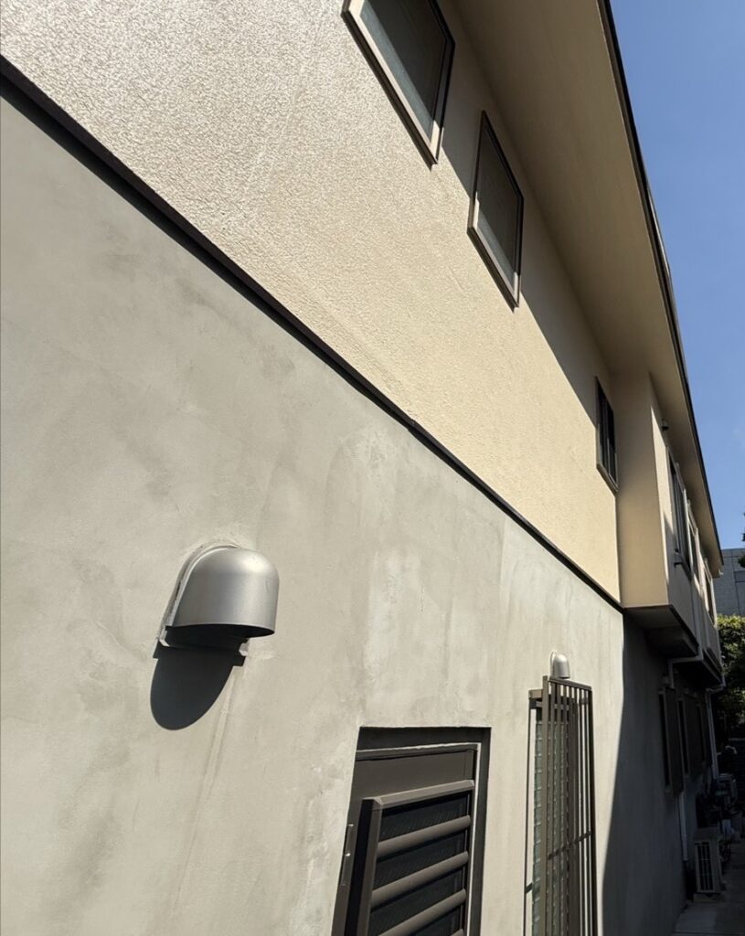 光触媒塗装で仕上げた外壁