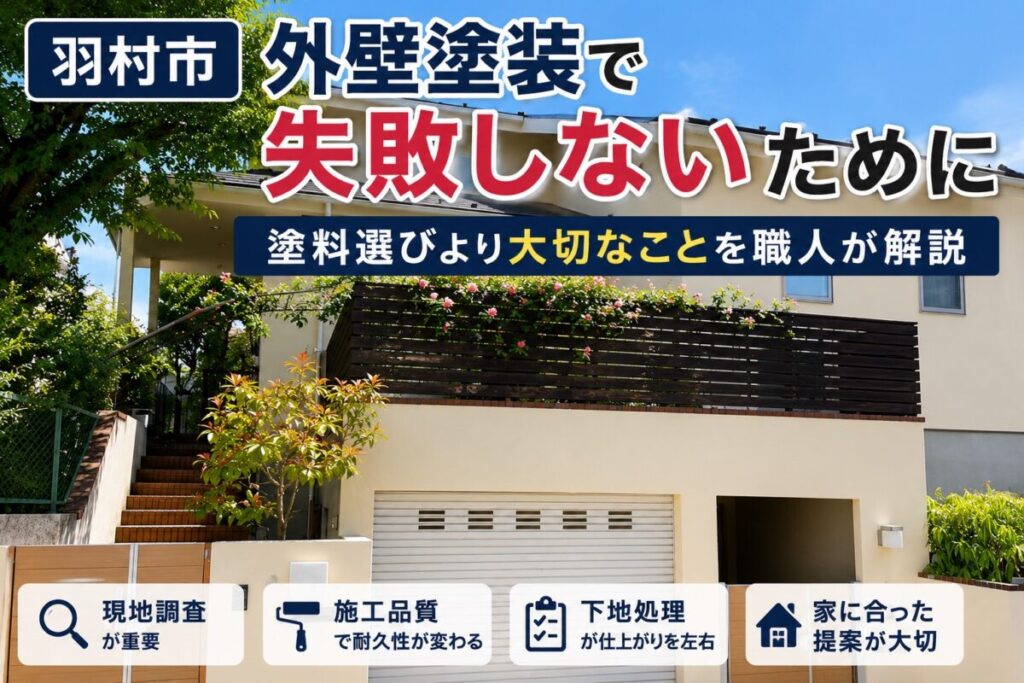 外壁塗装で失敗しないために大切なポイントを解説する施工事例住宅