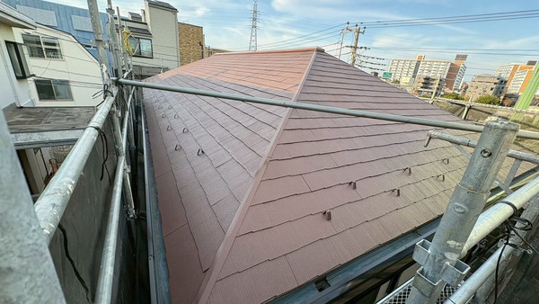東京都羽村市-M様邸-本文06-塗装後の屋根